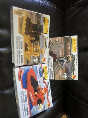 Rare Best Lock Construction Toys - Set Of 3- New!